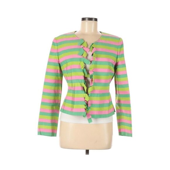 Carlisle Striped Pastel Jacket Blazer 6 - Picture 1 of 2